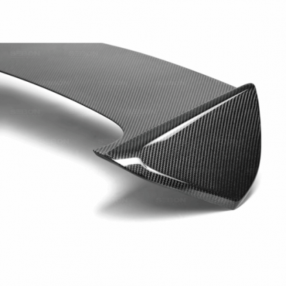 Seibon 08-14 Subaru Impreza WRX / STi Hatchback OEM-style Carbon Fiber Rear Spoiler w/ LED Cutout - RS0809SBIMP-STI - Image 3