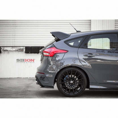 Seibon 15-18 Ford Focus ST/RS Hatchback Carbon Fiber Rear Spoiler (3rd Brake Light Not Included) - RS16FDFO - Image 7