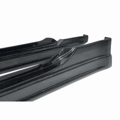 Seibon 02-08 Nissan 350Z CW Carbon Fiber Side Skirts - SS0205NS350-CW - Image 5