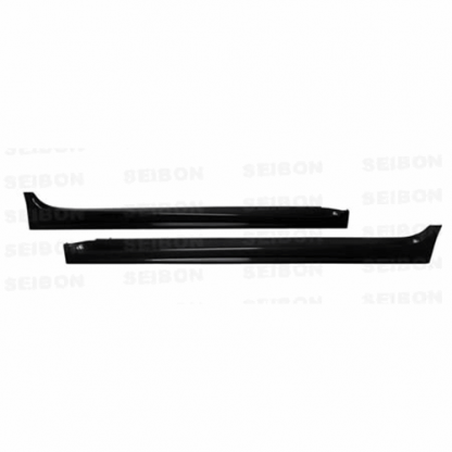 Seibon 08-15 Mitsubishi Evo X OEM-style Carbon Fiber Side Skirts - SS0809MITEVOX-OE