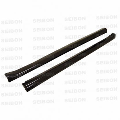 Seibon 92-95 Honda Civic Hatchback MG-Style Carbon Fiber Side Skirts (Pair) - SS9295HDCVHB-MG