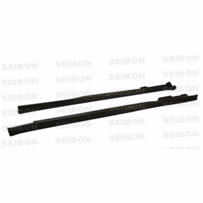 Seibon 96-00 Honda Civic 2DR/HB TR Style Carbon Fiber Side Skirts - SS9600HDCV2D-TR