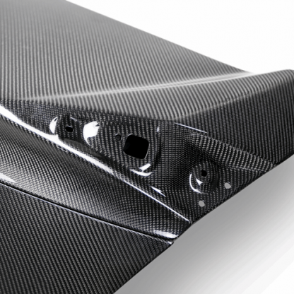 Seibon 16-19 Honda Civic 4dr OEM Carbon Fiber Trunk Lid - TL16HDCV4D - Image 5
