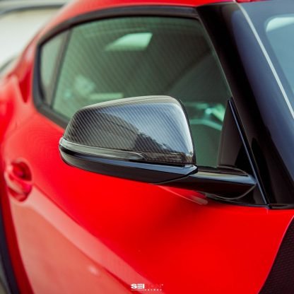 Seibon Carbon Fiber Mirror Caps For 2020 Toyota GR Supra - MC20TYSUP - Image 6