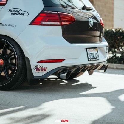 Seibon MB-Style Carbon Fiber Rear Lip For 2018-2020 Volkswagen Golf GTI - RL18VWG7-MB - Image 4