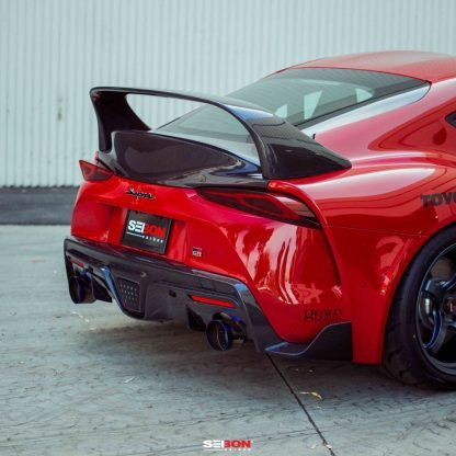 Seibon MB-Style Carbon Fiber Rear Spoiler For 2020 Toyota GR Supra - RS20TYSUP-MB - Image 6