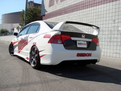 Seibon Oem-Style Carbon Fiber Trunk Lid For 2006-2010 Honda Civic Sedan - TL0607HDCV4D - Image 4