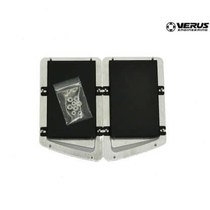 Hood Louver Rain Guard Kit, Powdercoated Black, Small Only - BRZ/FRS/GT86
