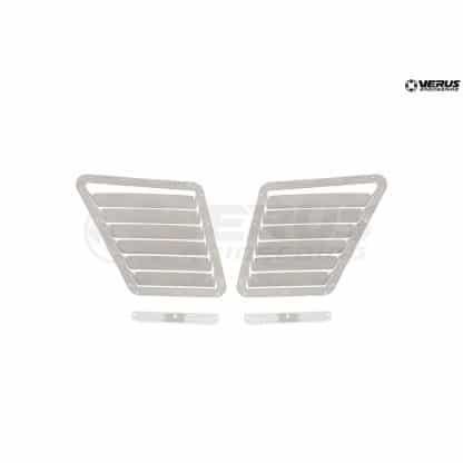 Hood Louver Kit, Raw Aluminum - Fiesta ST