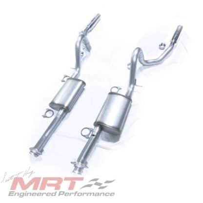 1979-1993 Mustang V8 MRT ChamberFlow Cat-back w/turndown tips