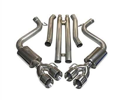 2018+ Mustang GT MRT Interceptor Quad Tip Cat-back W/MaxFlow H-pipe