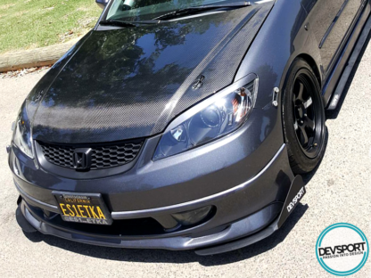 DevSport Front Bumper Winglets (2001-2005 Honda Civic) - Image 4